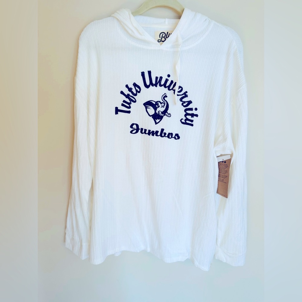 Tufts University Jumbos Hooded Shirt - Picture 2 of 4